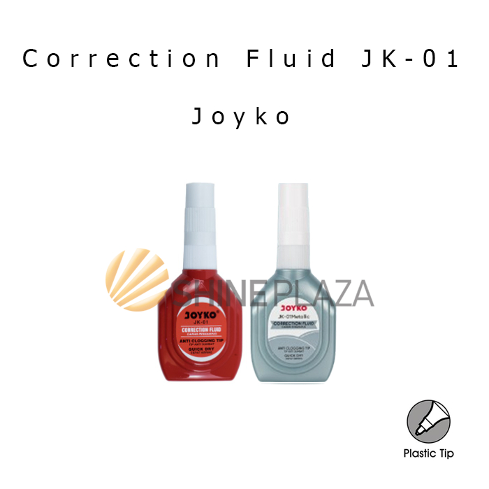 

Tip Ex Cair JK-01 Joyko - Tipe X Correction Fluid Koreksi Penghapus