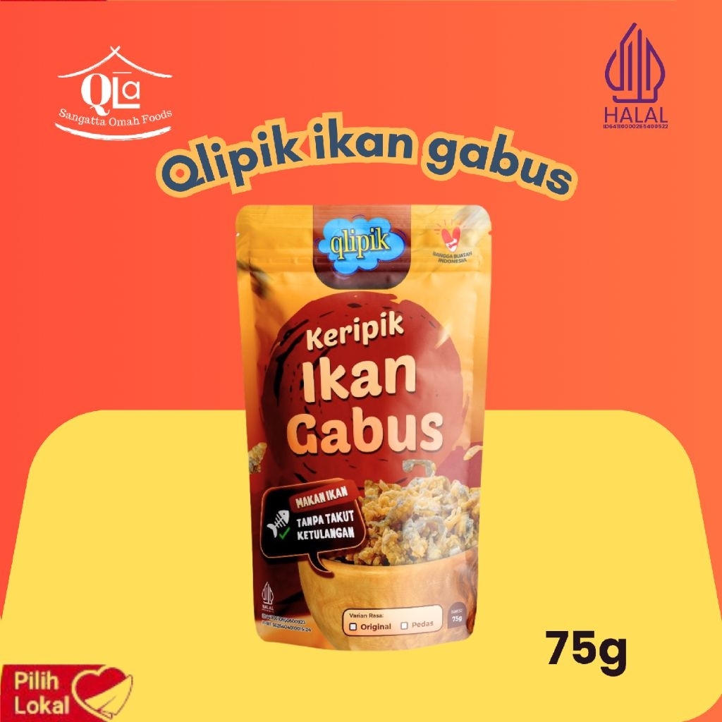 

Qlipik Ikan Gabus/Keripik Ikan Gabus/Kripik Ikan Gabus/Keripik Ikan Haruan/Kripik Ikan Haruan