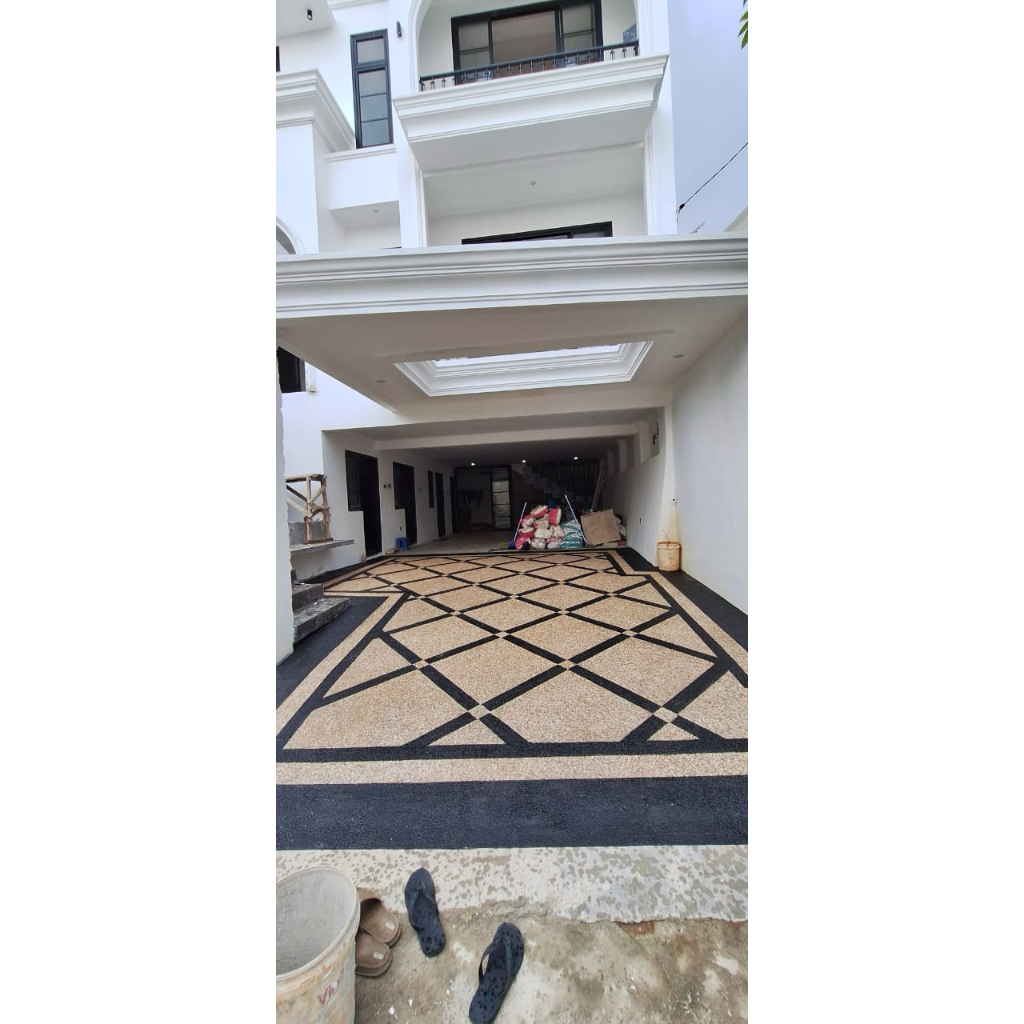lantai carport batu sikat