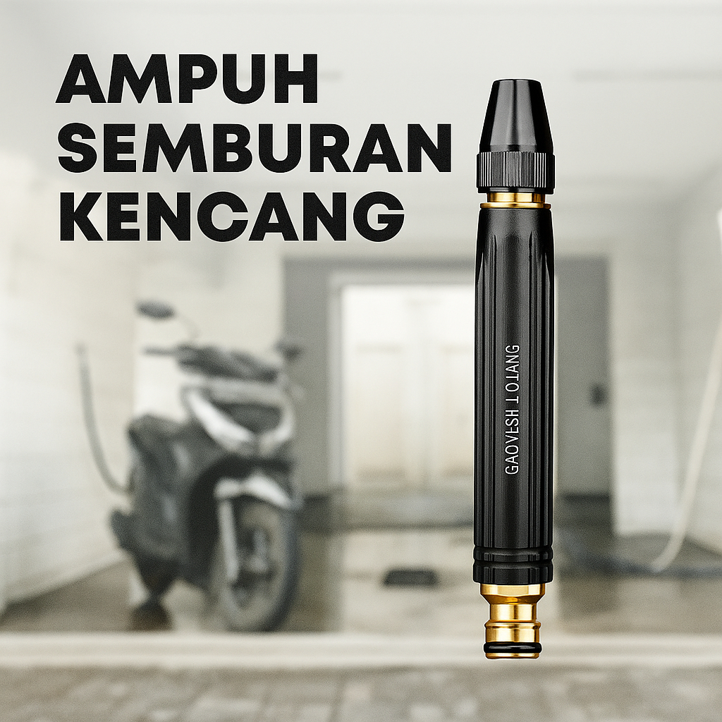 Alat Semprotan Air Cuci Mobil Motor dan Taman Tekanan Tinggi, Semprotan Air Kuningan, Hose Nozzle Sp