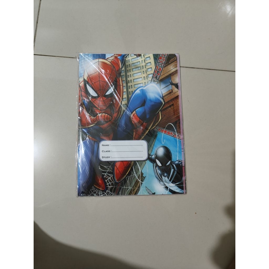 

sampul buku spiderman tebal