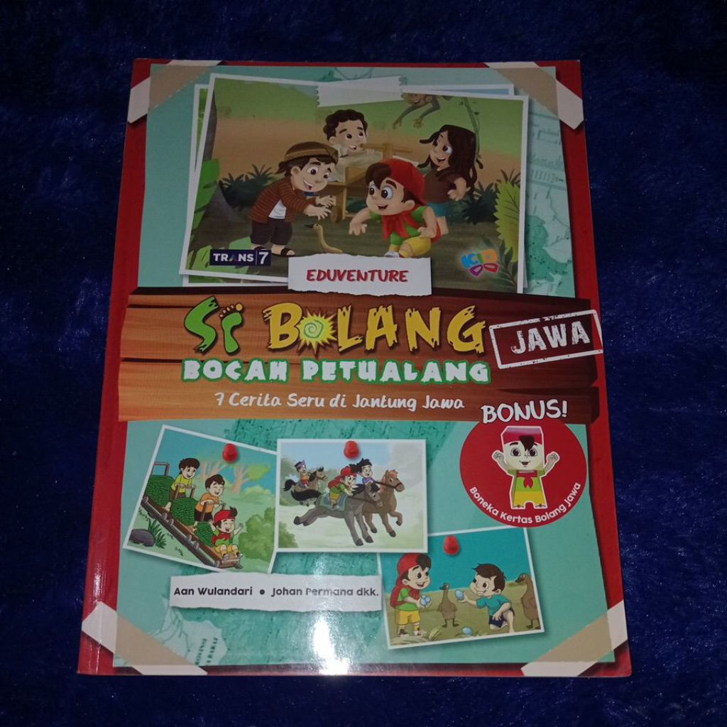 buku si bolang bocah petualang Jawa (7 cerita seru di jantung jawa)