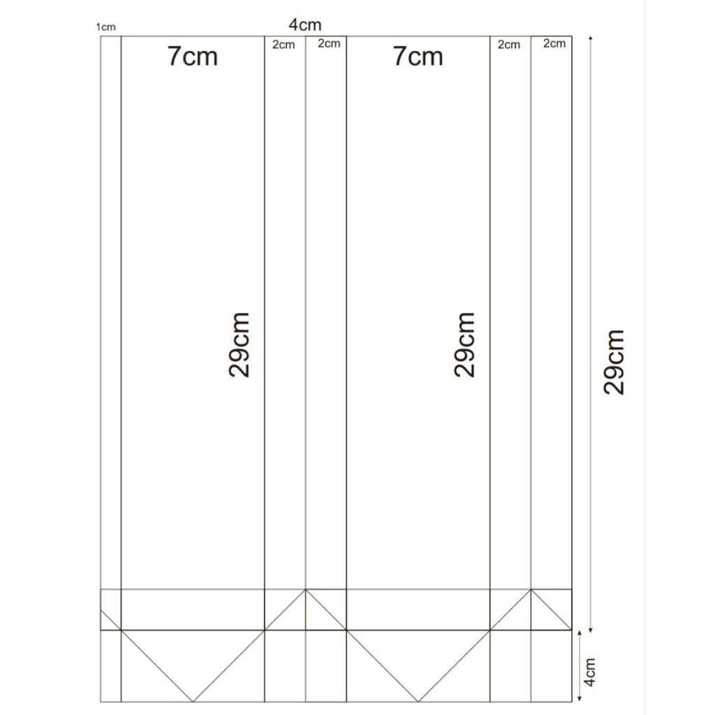 

pisau pond shoping bag 7x4x29cm