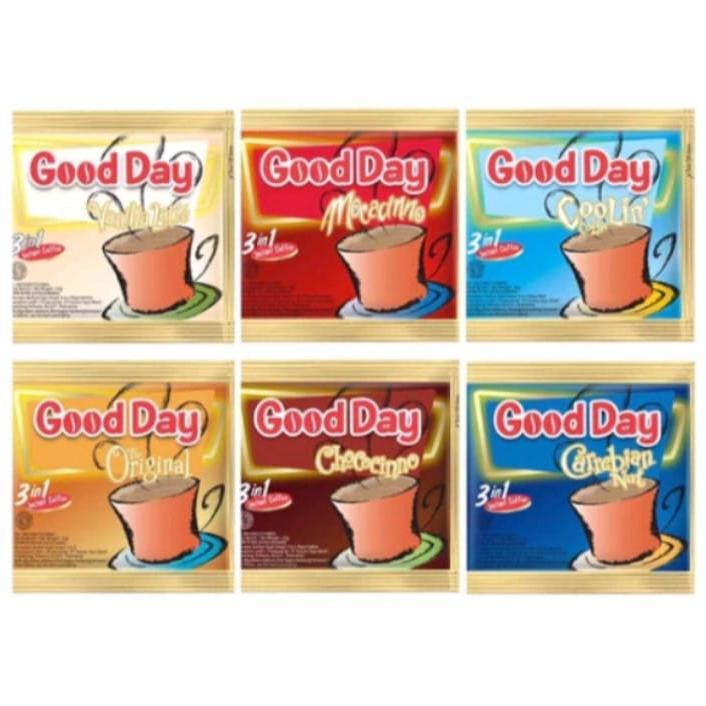 

Termurah kopi Good Day All Varian - coffe Good Day Isi 5 sacset