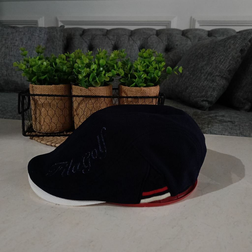 FILA GOLF Topi flat cap hat  golf Topi copet olahraga Golf  aksesoris olahraga golf