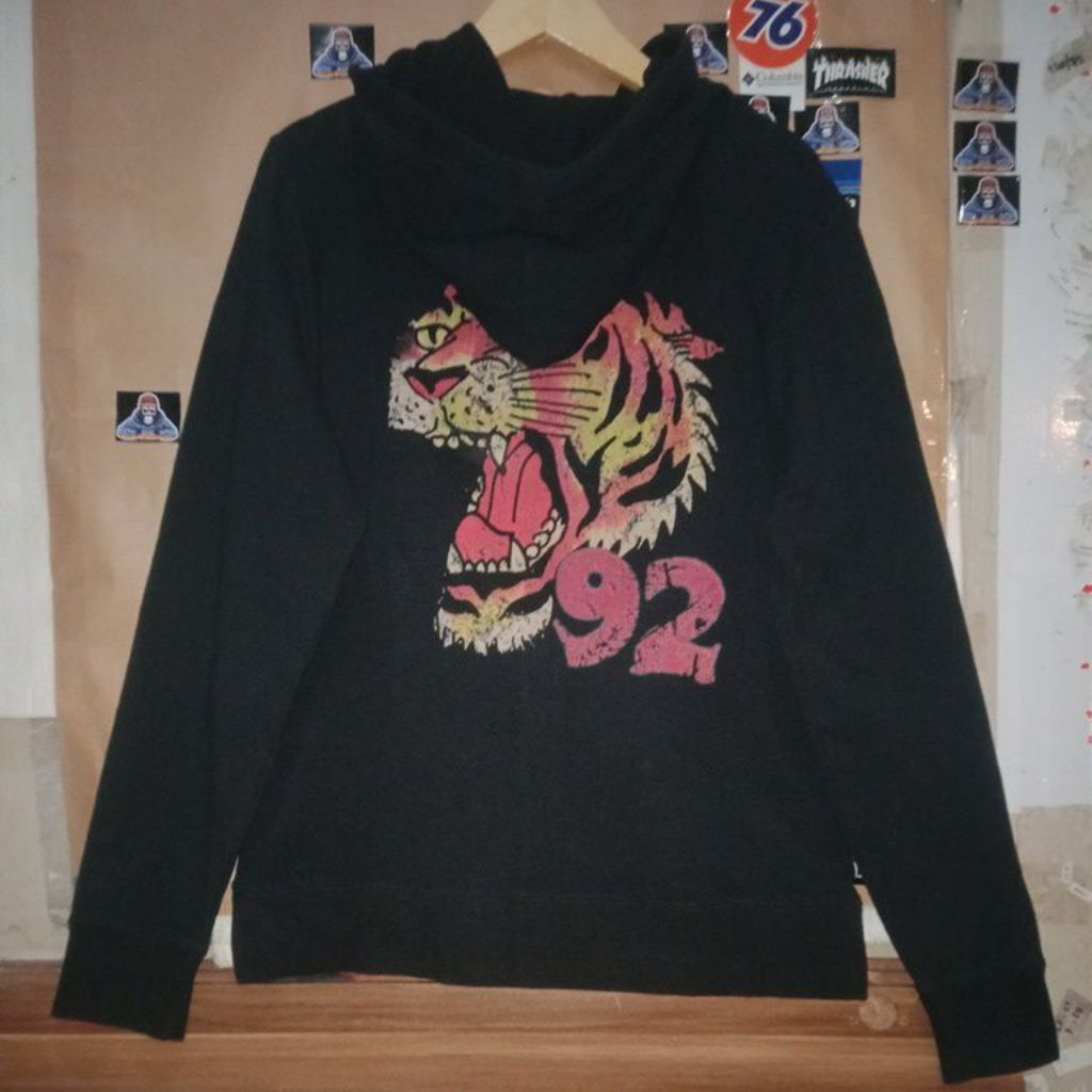 ED HARDY luxury HOODIE ZIPPER size L private collection ORIGINAL