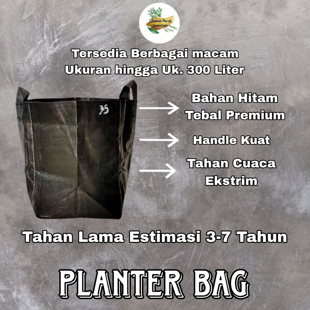 TMS ~ Planter bag pot tanaman Planter pot bunga pot buah planter tabulampot