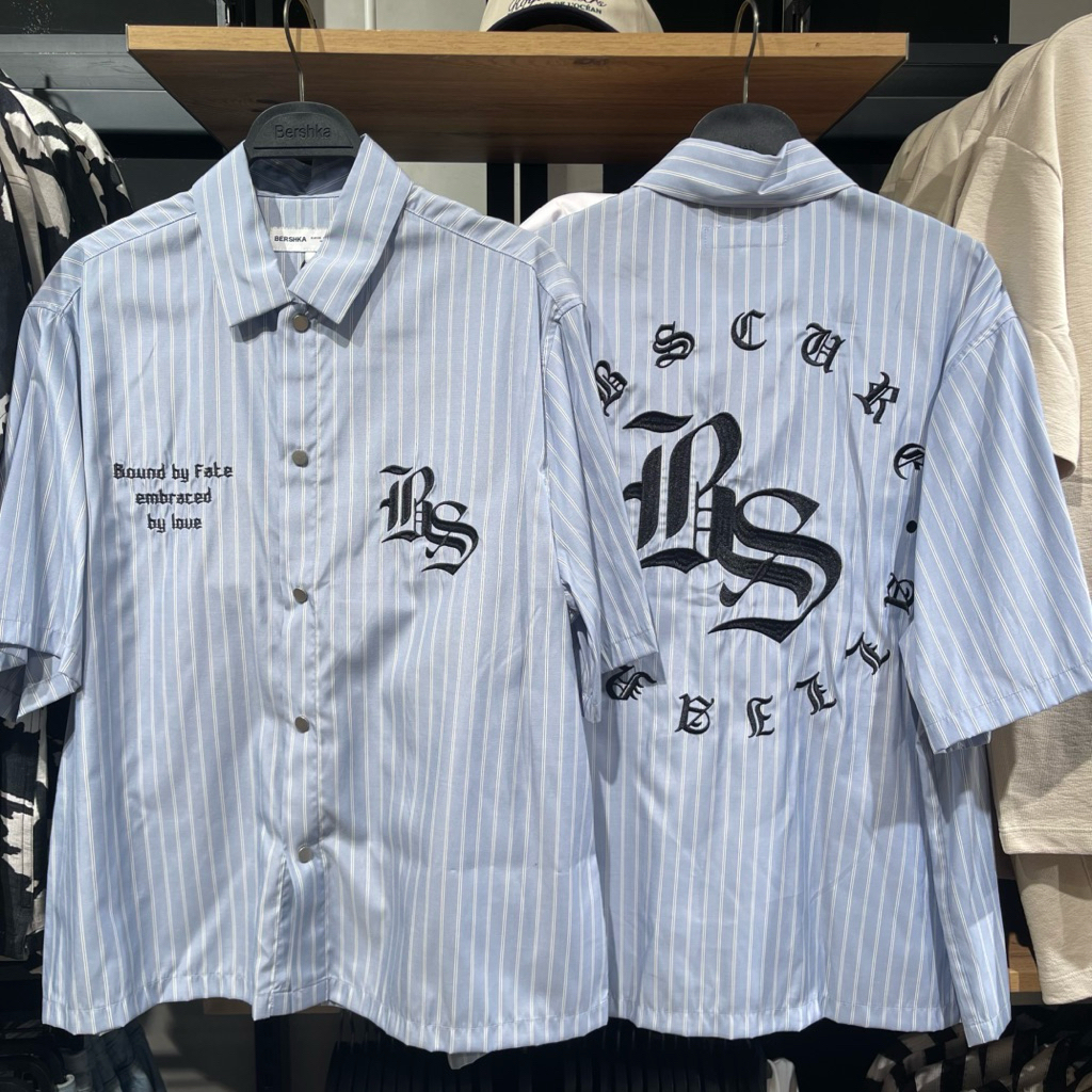 Kemeja Varsity BERSHKA MEN Jastip (jasa titip)