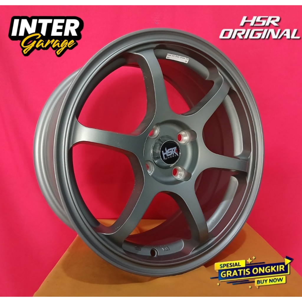 Velg Mobil R16 Model Palng hsr MISAKI Ring17 Lebar hole 4x100