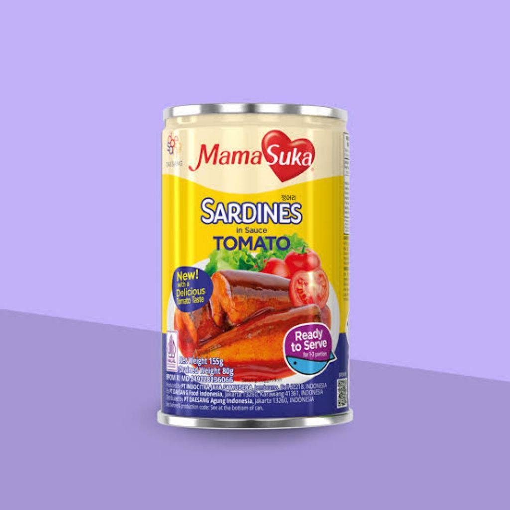 

MamaSuka Sarden dalam Saus Tomat 155 gram
