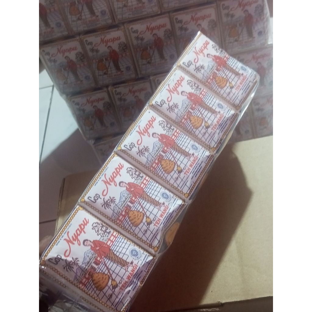 

Teh cap nyapu harum khas melati 1 pack isi 10pcs @40gram