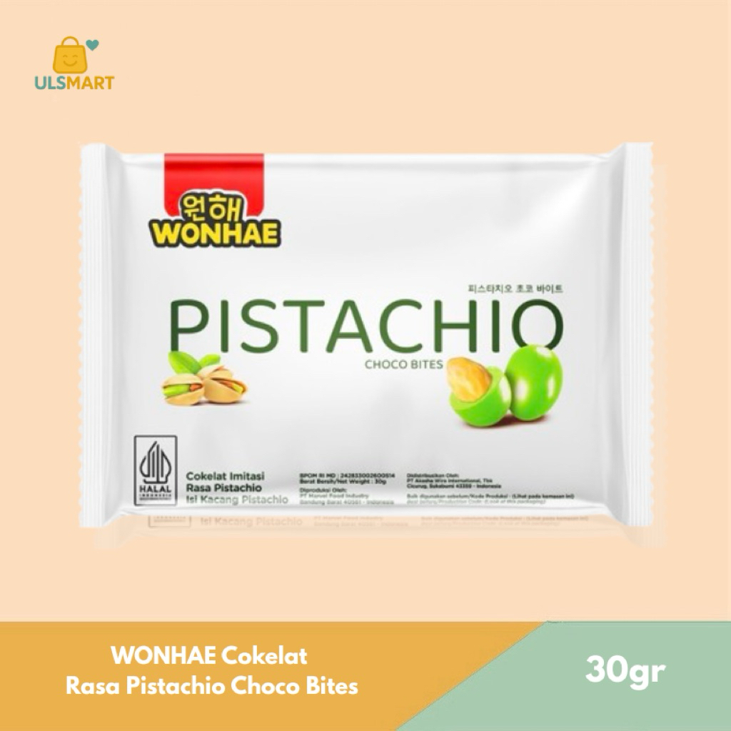 

WONHAE Cokelat Rasa Pistachio Choco Bites 30 g