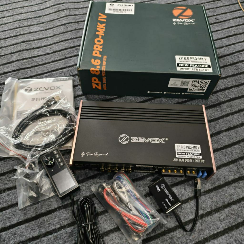Processor DSP 8 channel zevox ZP 8.6 PRO MK5 zevox ZP 8.6 MK V  DSP new 2025