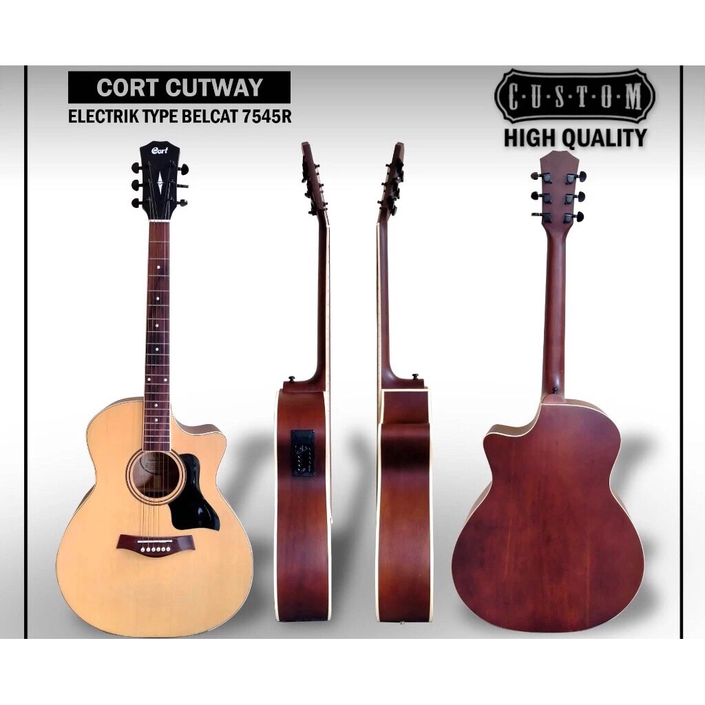 Gitar akustik elektrik CORT Guitar Akustik Elektrik Listrik CORT CUTWAY high quality