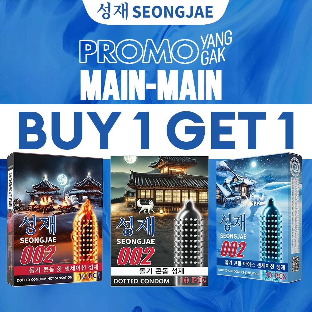 Kondom Buy 1 Get 1 Tipis Bergerigi Berduri - Seongjae