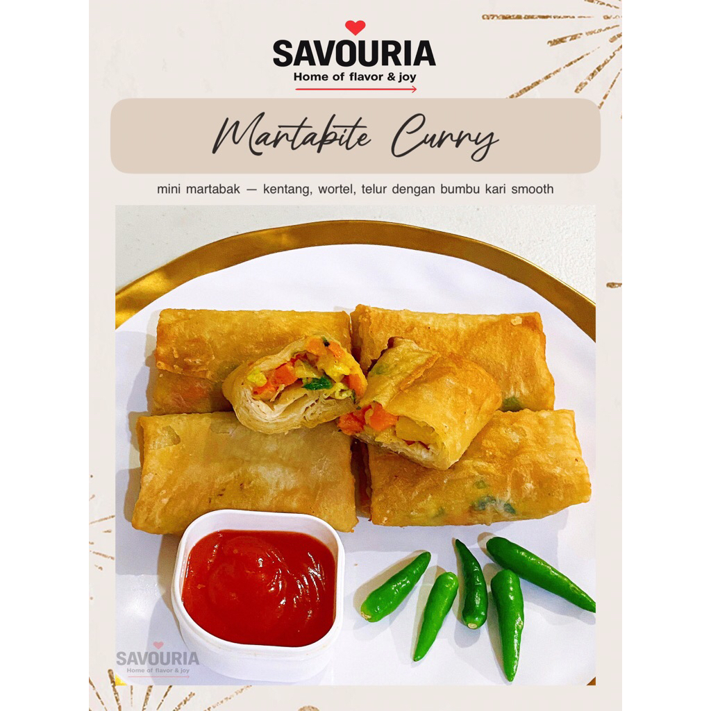 

Martabite Curry / Martabak Kari / Martabak Kentang isi 5pcs
