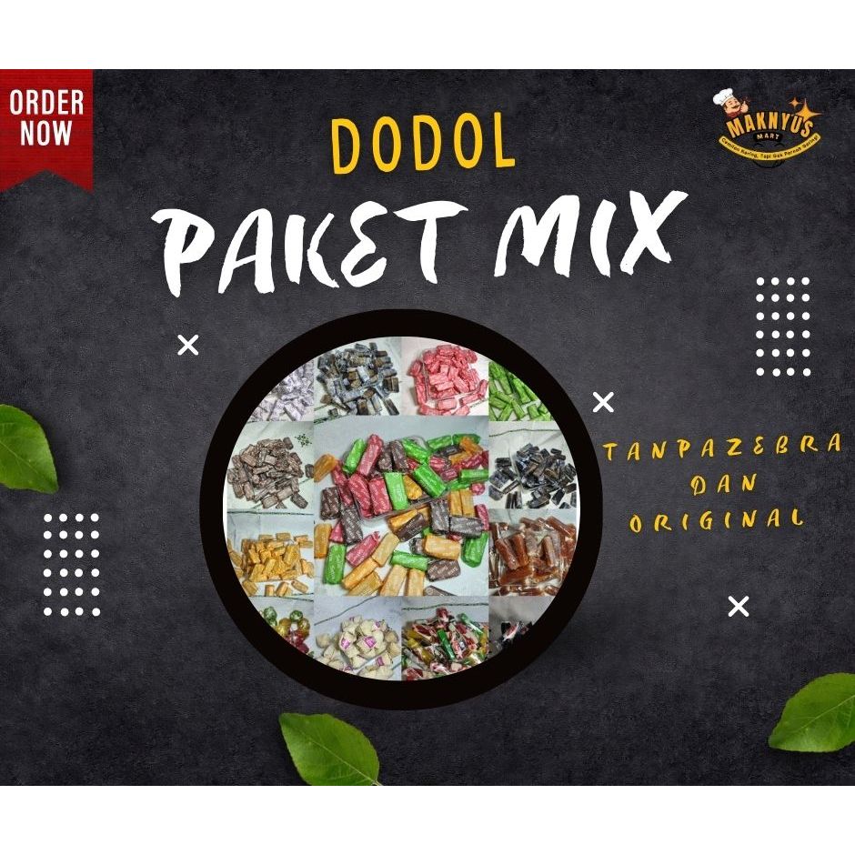 

Dodol Garut Paket Gen Z – Mix Rasa Kekinian Tanpa Zebra & Original | 250g / 500g / 1kg