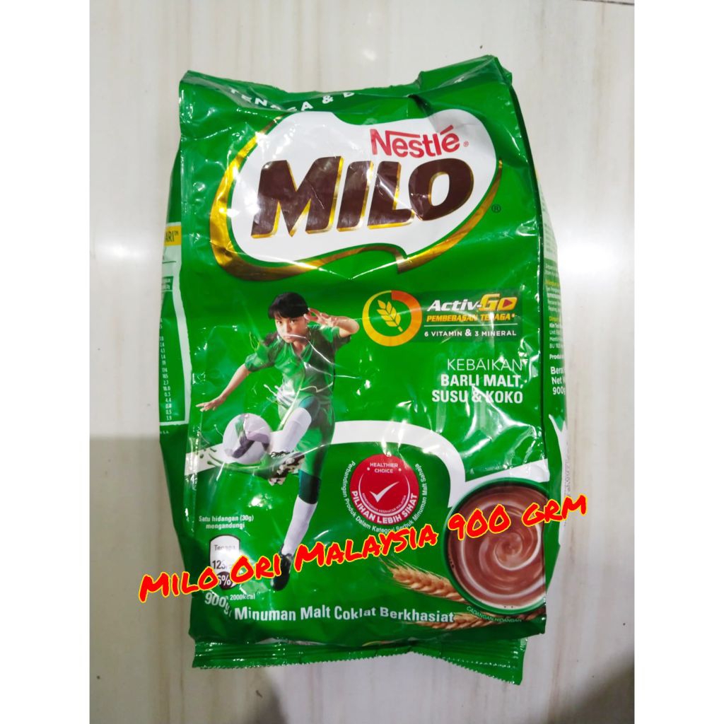 

Milo Malaysia Ori 900grm