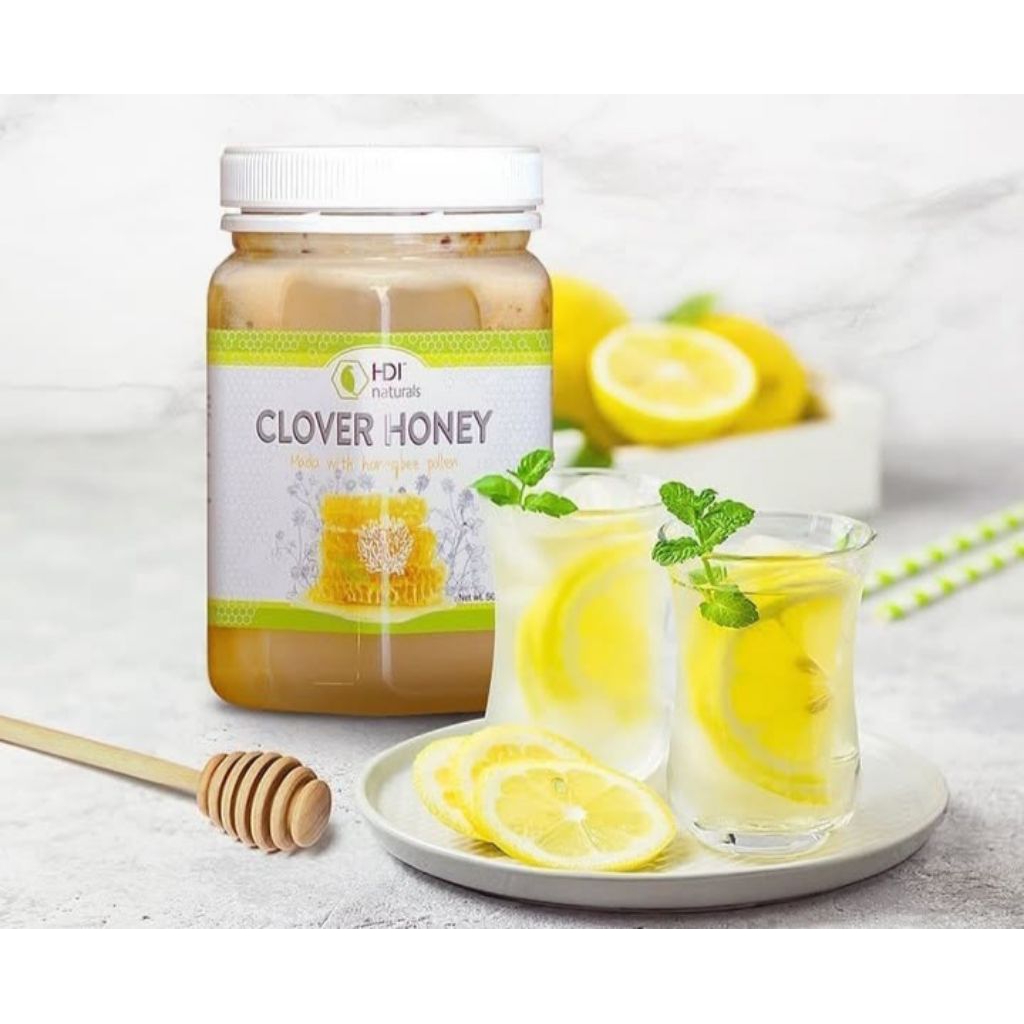 

madu clover honey 500gr exp 2029 ori free sendok kayu