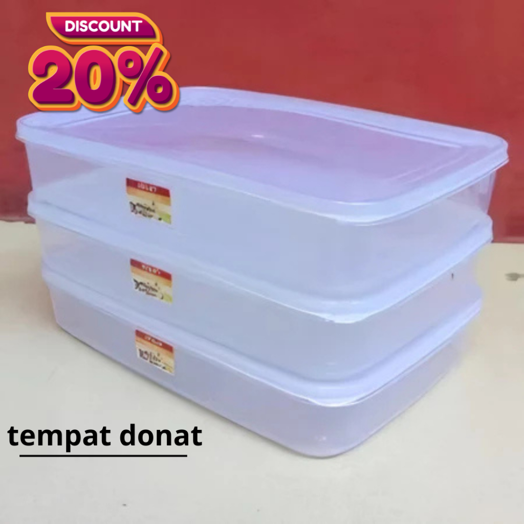 Tempat / Box Donat / Brownies Nagoya Tantos 5215 Plastik