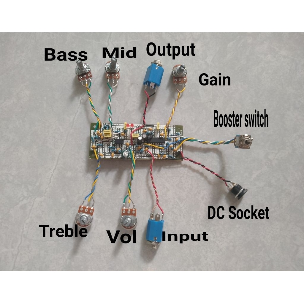 Kit efek gitar Distorsi the Beast