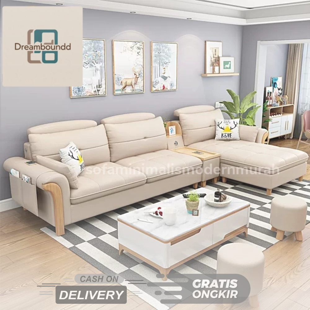 Sofa Minimalis Ruang Tamu Model L Terbaru