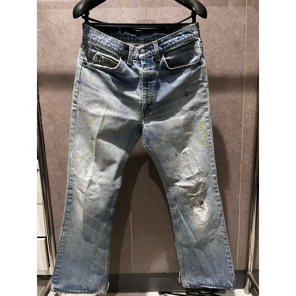 Vintage Levis Orange Tab 517 Bootcut 20517 Button Stamp 505 Made In USA