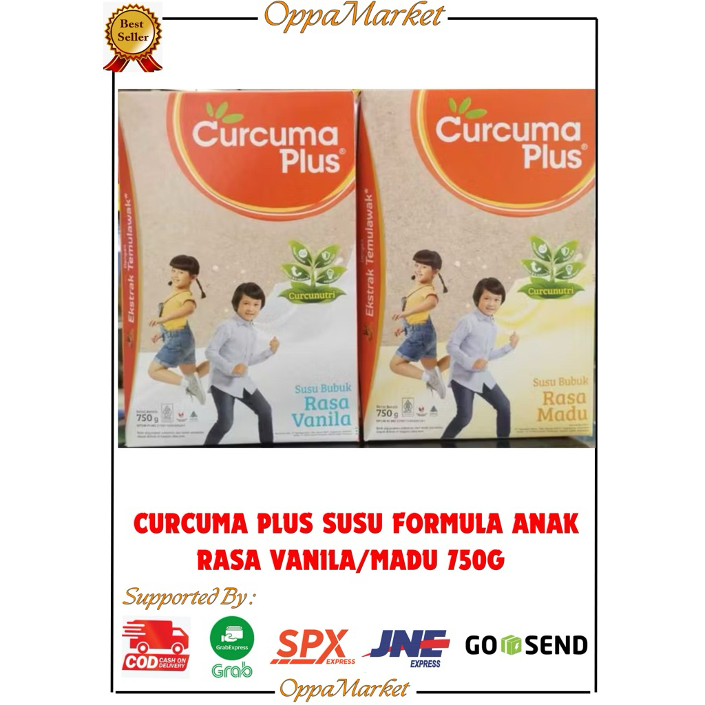 

CURCUMA PLUS SUSU FORMULA PERTUMBUHAN ANAK RASA VANILA/MADU 750G