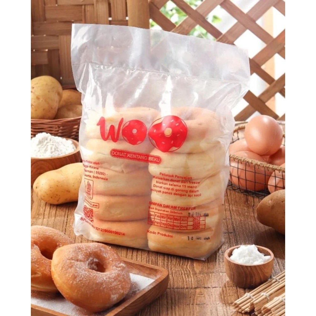 

DONAT KENTANG WOO ISI 10 FROZEN