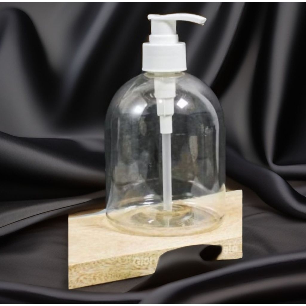 Botol pump 500 ml bening