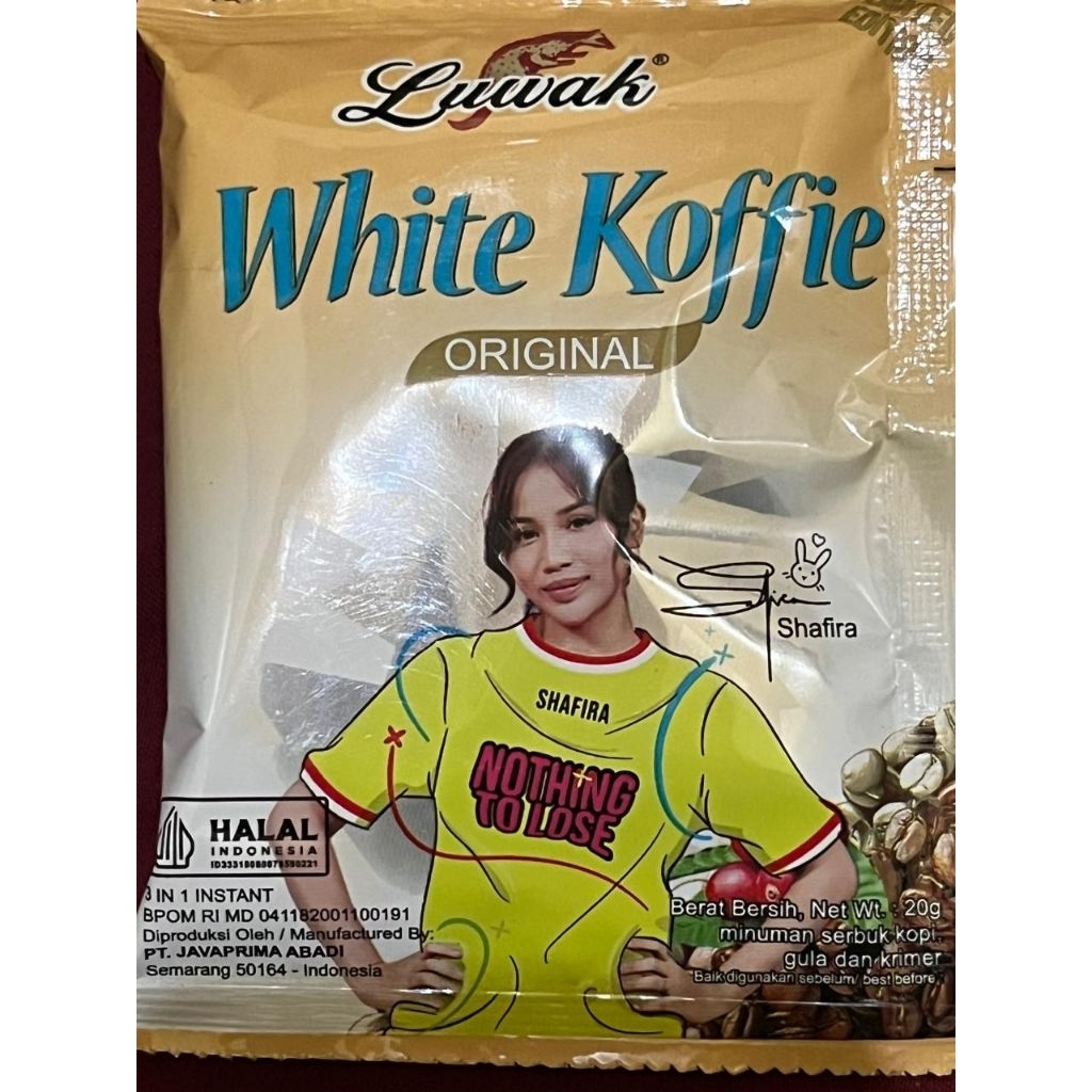 

Luwak White Koffie 20g, 1 Renteng isi 10 Sachet