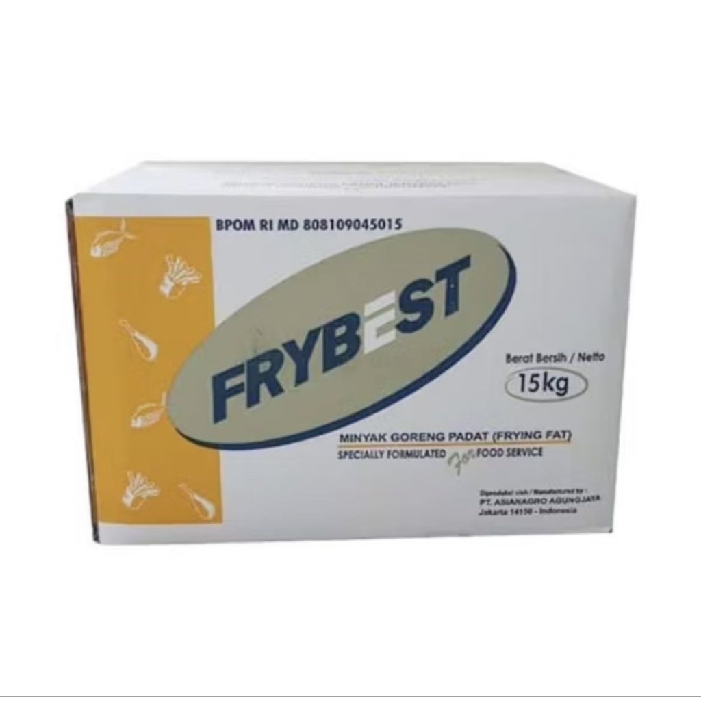 

Frybest Minyak goreng padat 15kg