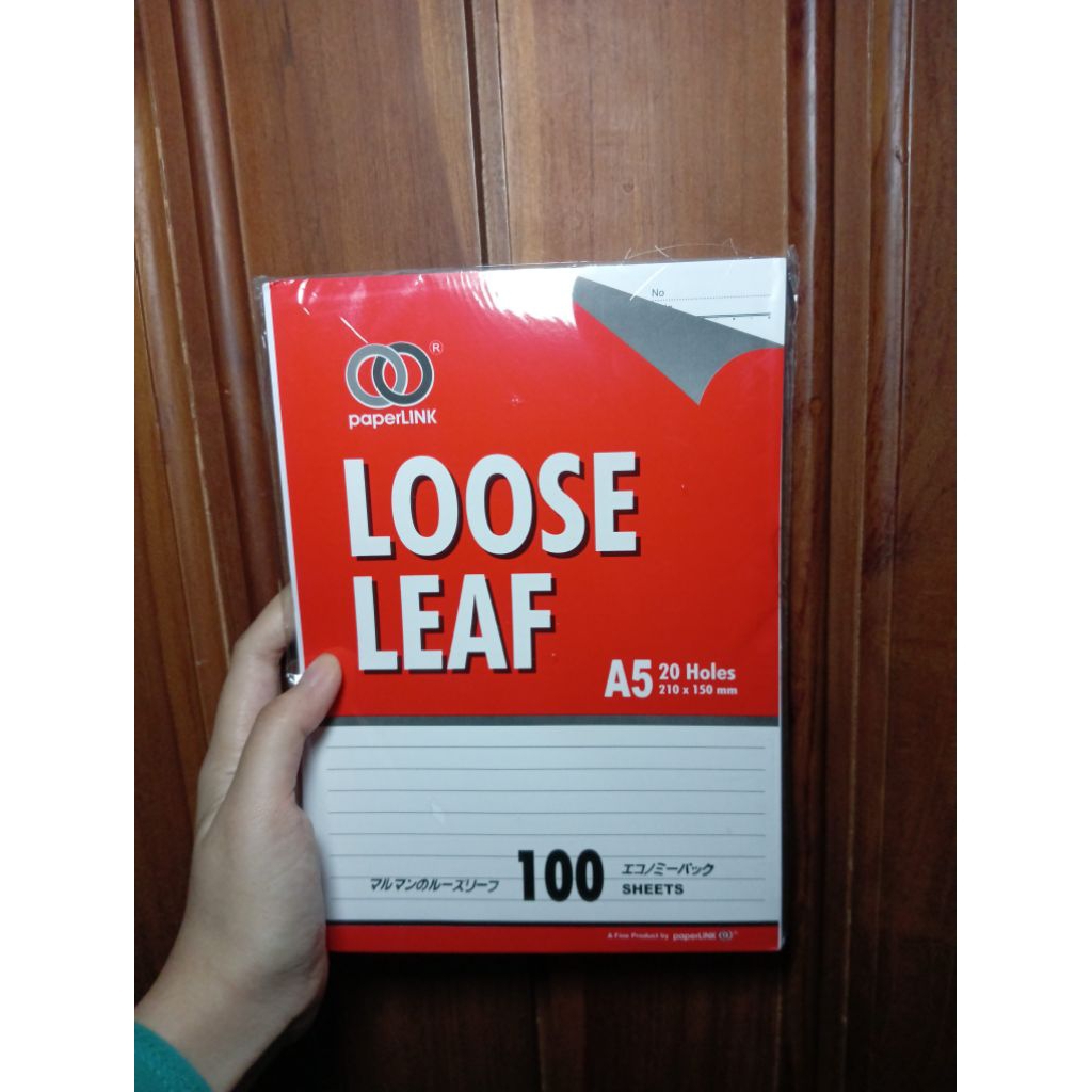 

☀️ Mutistore - Loose Leaf Bergaris dan Polos | Isi Binder | Kertas Binder
