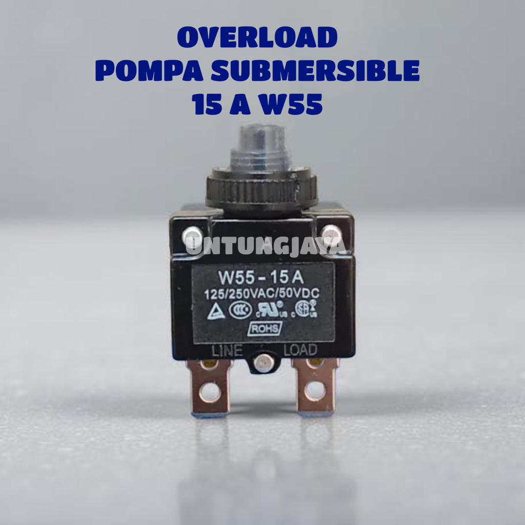 OVERLOAD POMPA AIR SUBMERSIBLE 15A WOKEMA DRAKOS W55 SERIES 15 AMPERE
