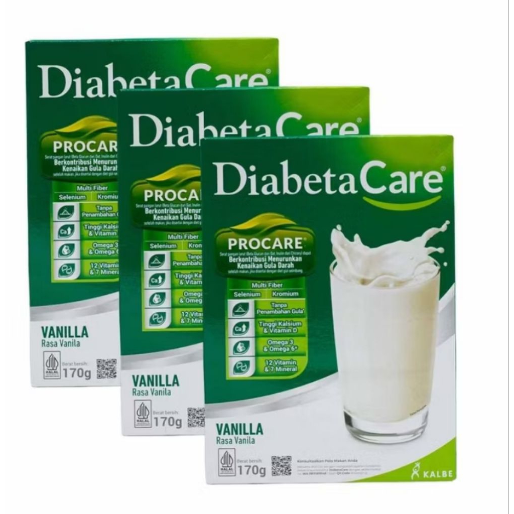 

Diabetacare Vanila 170gr (3 pcs)