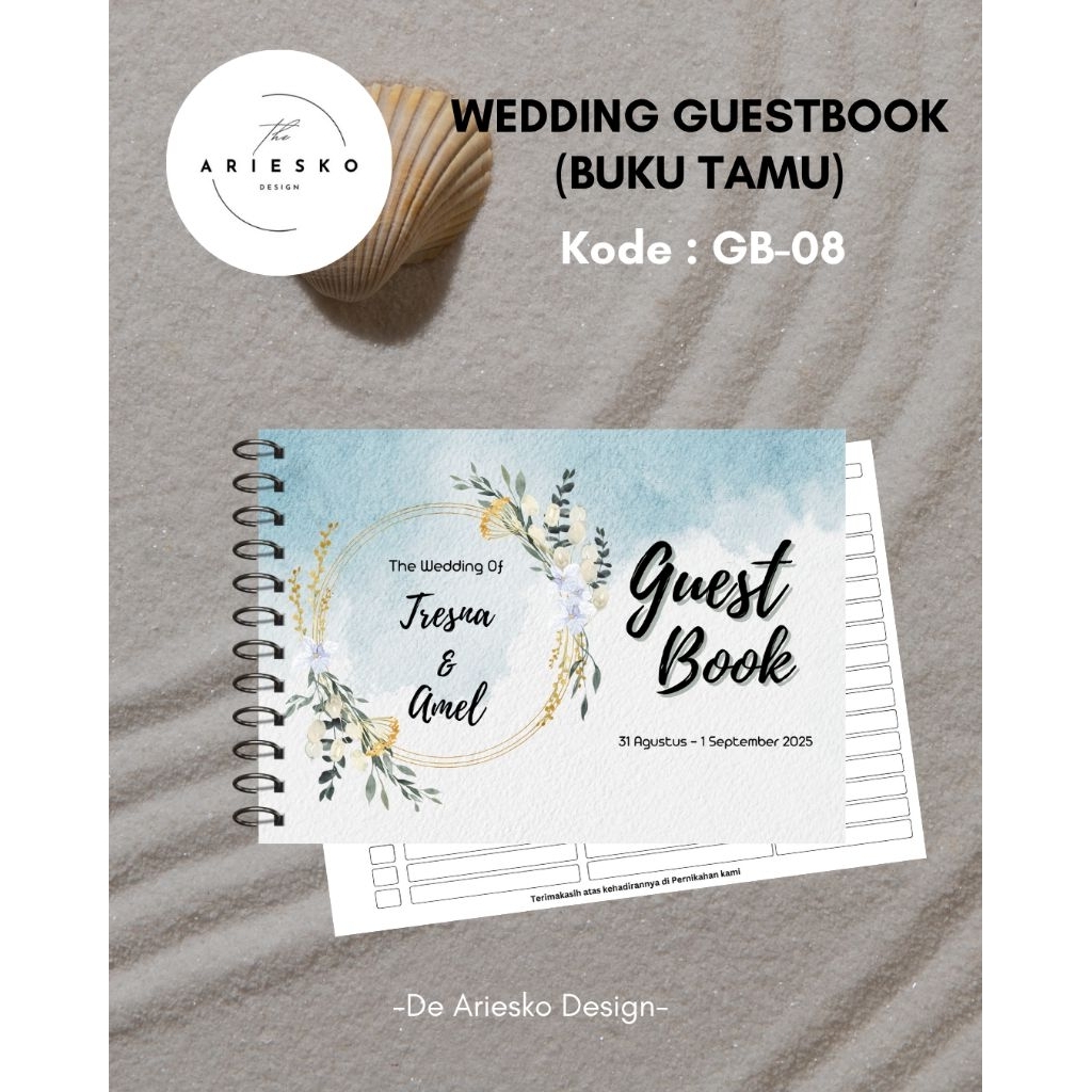 

Buku Tamu Pernikahan I Guest Book I Simpel I Minimalis