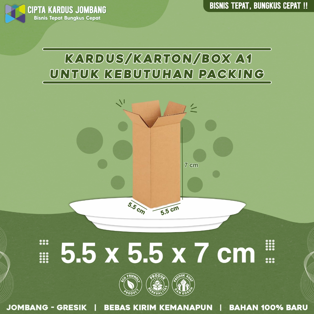 

Kardus Packing 5.5x5.5x7 | Box packing | Karton Packing