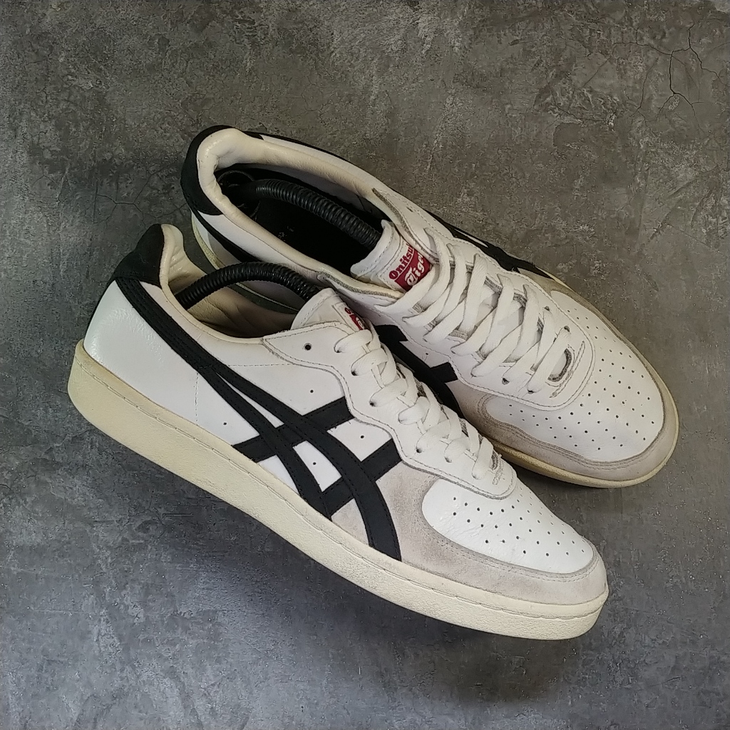 Onitsuka Tiger GSM White List Black Original ( Size 44 )