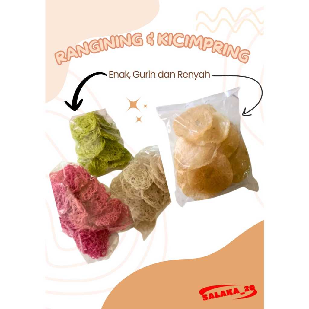 

KICIMPRING/RANGINING/KEUE JAHE(BANGKET)