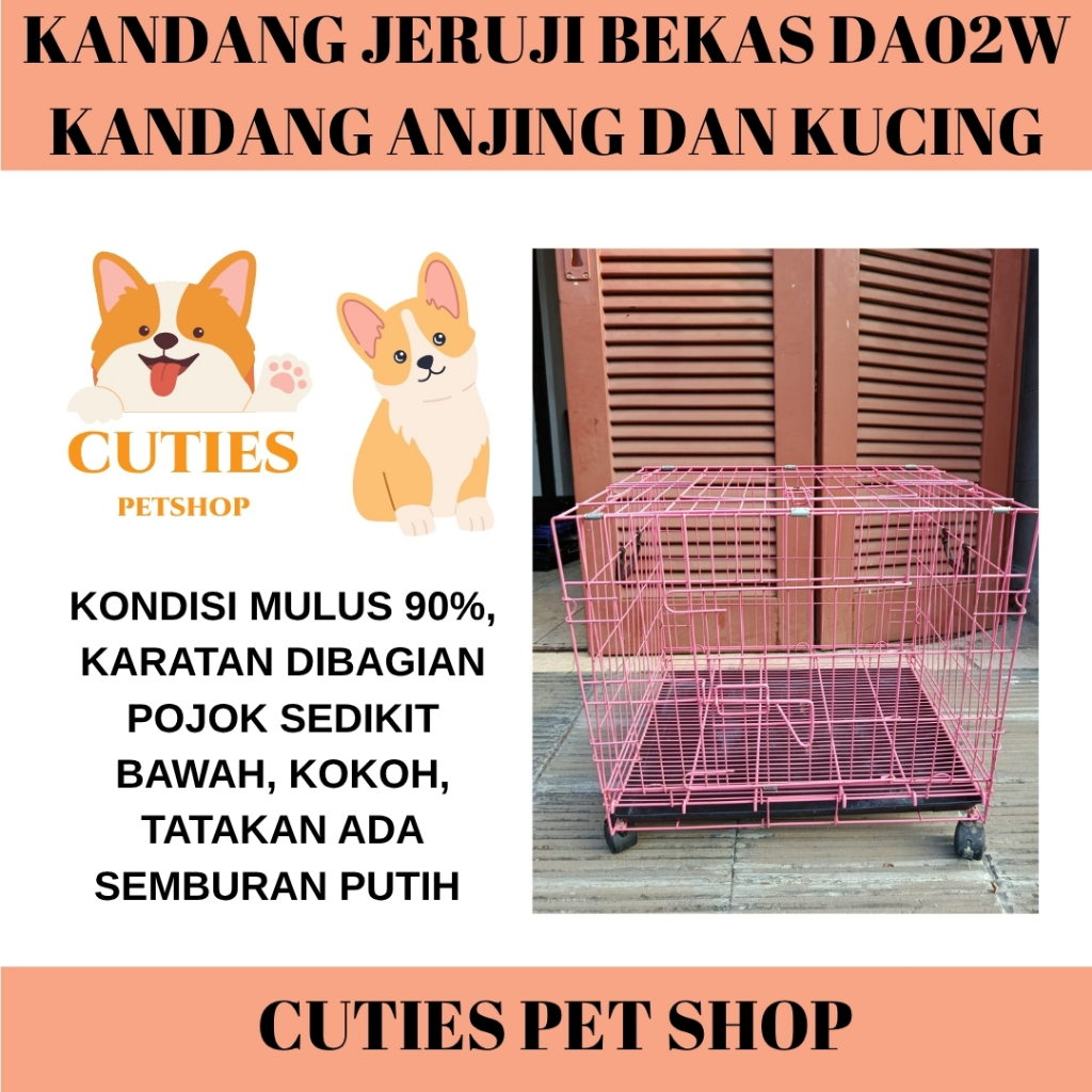 KANDANG BEKAS / KANDANG ANJING / KANDANG KUCING / KANDANG ANJING BEKAS DA02W