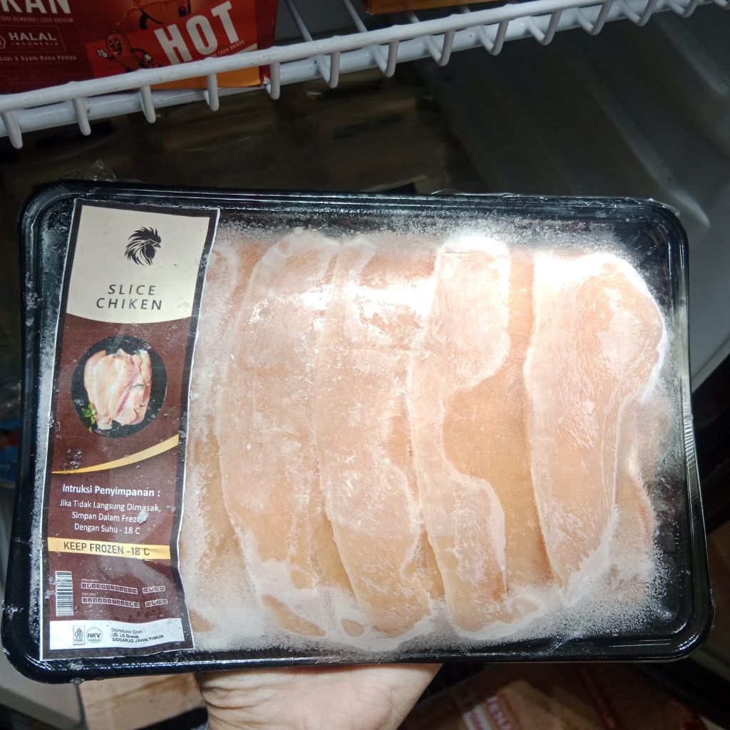 

Slice Chiken Pack Hitam / Daging Ayam Slice Tipis