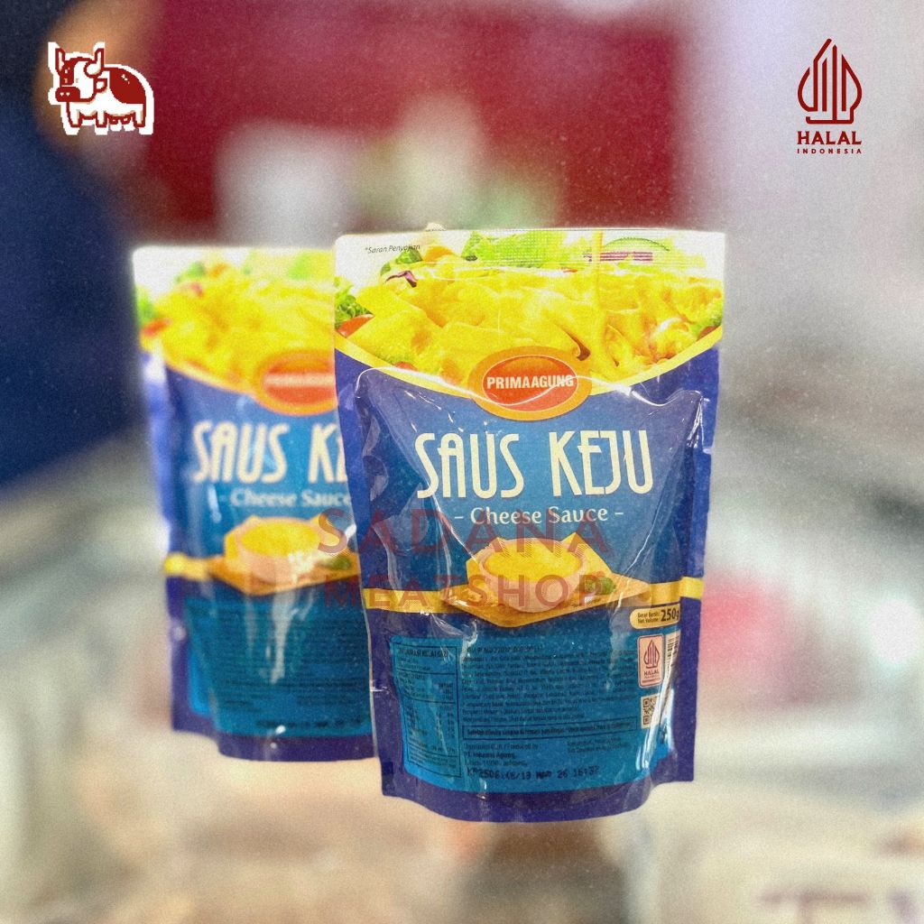 

PRIMA AGUNG Saus Keju 250gr – Creamy, Gurih, dan Siap Santap