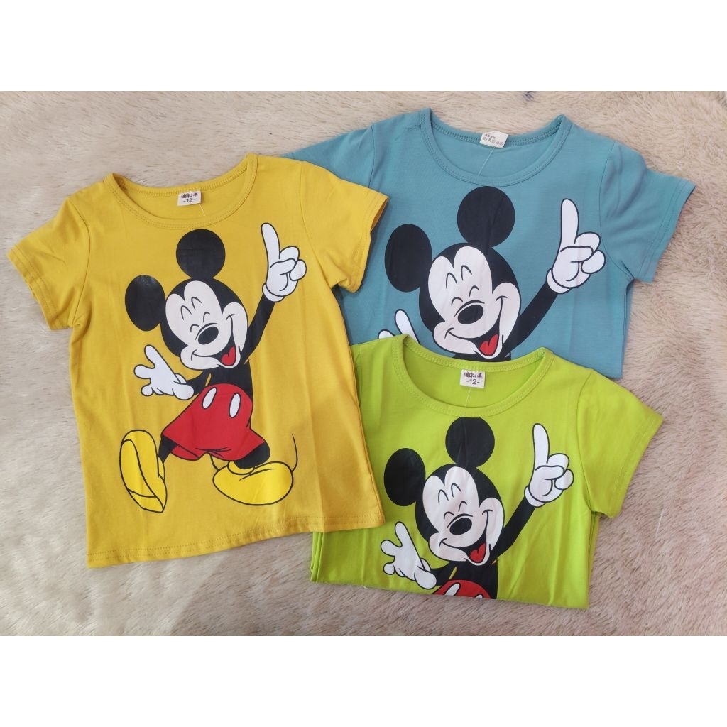 ATASAN KAOS MICKEY//ATASAN KAOS IMPORT//ATASAN KAOS ANAK