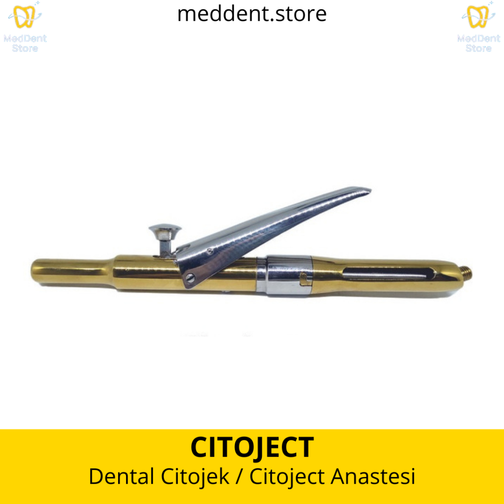 Cytoject Alat / Dental Citoject / Citoject Anastesi Color Gold