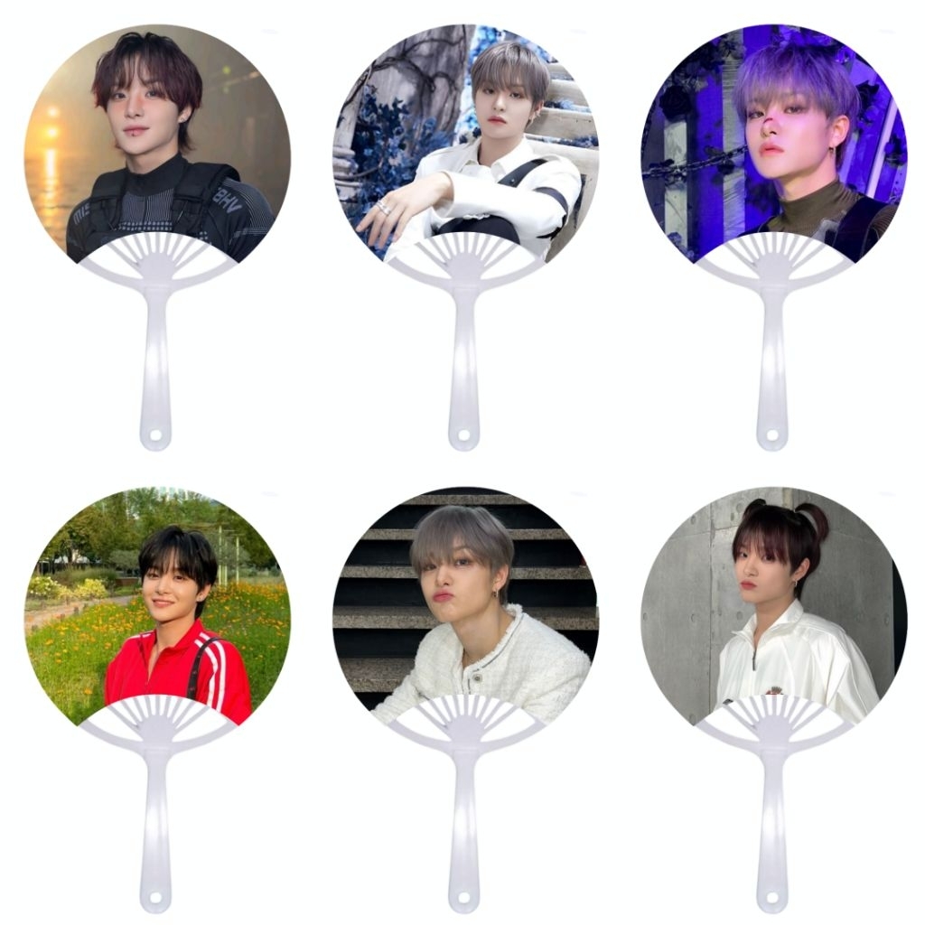 Kipas tangan JIHOON TREASURE // Kipas uchiwa // sovenir K-pop idol