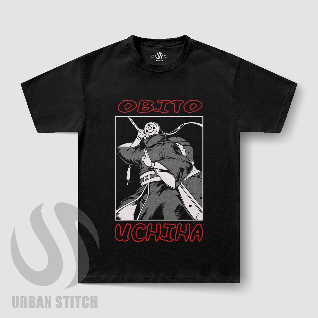 KAOS OVERSIZE ANIME NARUTO KARAKTER UCHIHA OBITO/ BAJU OVERSIZE UCHIHA OBITO