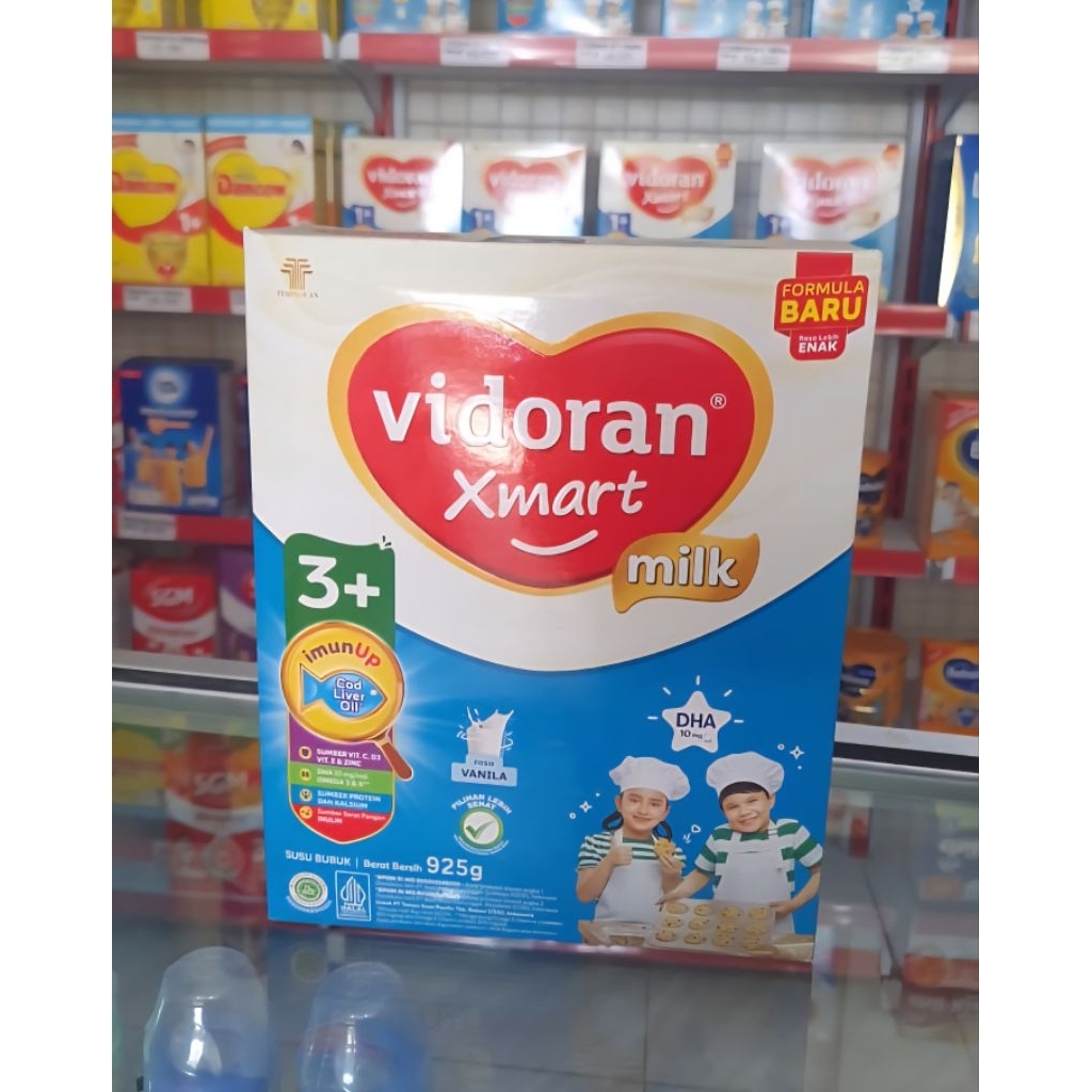 

VIDORAN 3+ VANILA 925 GR (USIA 1-3 TAHUN) Exp Desember 2025