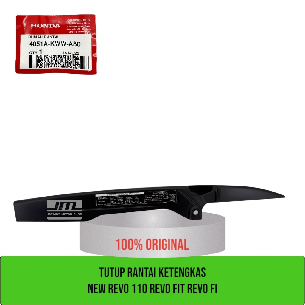 Tutup rantai ketengkas new revo 110 revo fit revo fi 4051A-KWW-A80