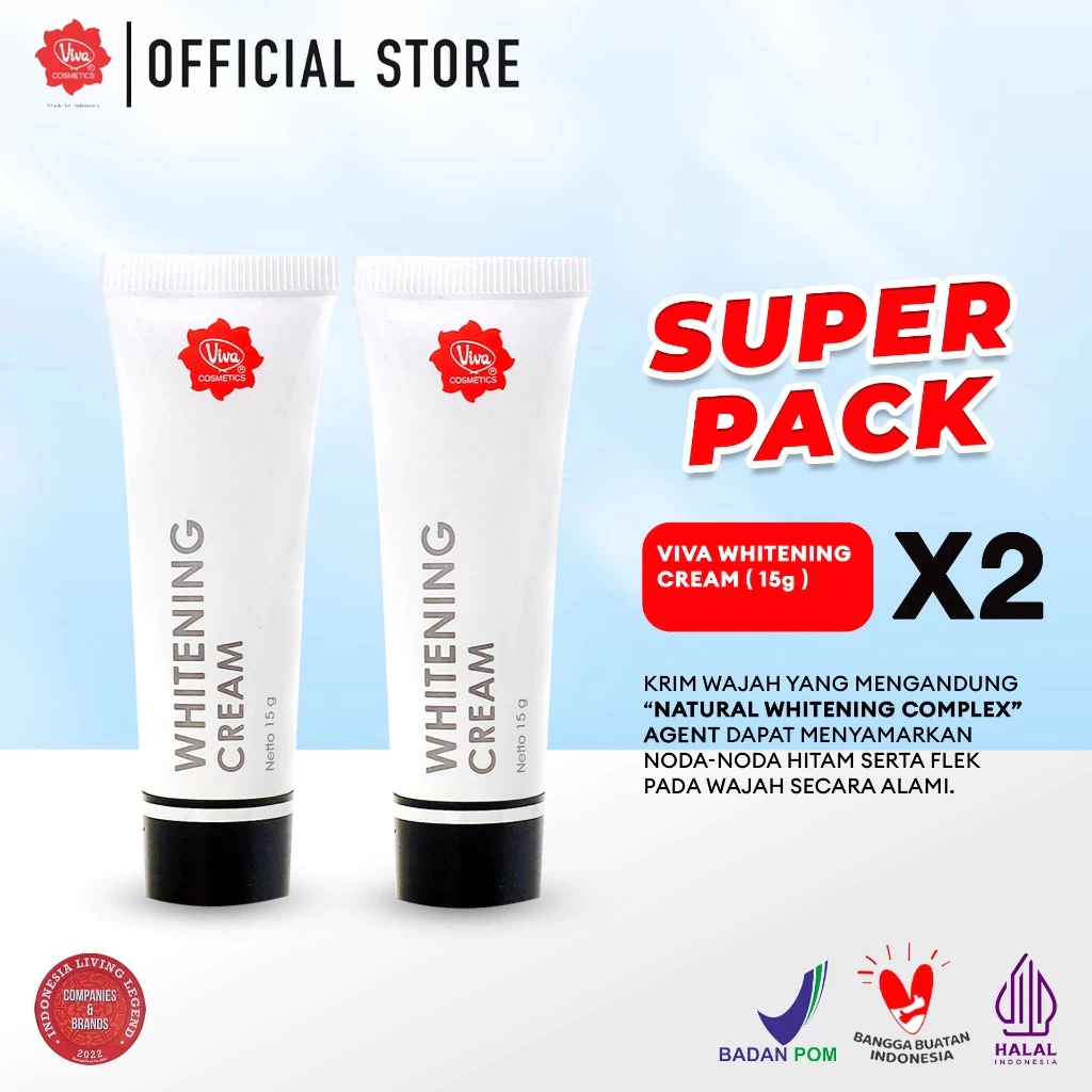 Super Pack Viva Whitening Cream / Viva Whitening Cream