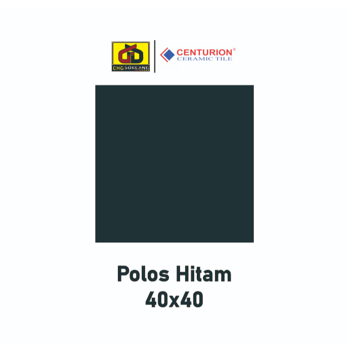 KERAMIK LANTAI HITAM 40X40 / KERAMIK 40X40 POLOS HITAM KILAP